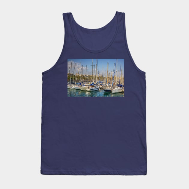 Port Olimpic, Barcelona, Spain Tank Top by tommysphotos